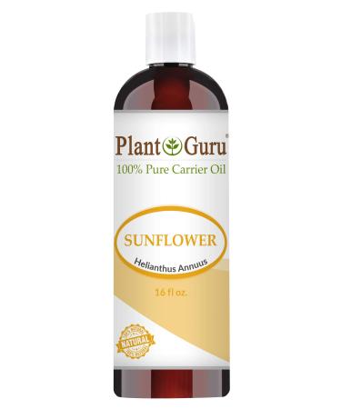 Sunflower Oil 16 oz Cold Pressed Carrier 100% Pure Natural For Skin  Body  Face  and Hair Growth Moisturizer. Great For Creams  Lotions  Lip balm and Soap Making 16 Ounce - Buy Online on GoSupps.com