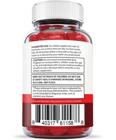 Justified Laboratories Sure Slim Keto ACV Gummies 1000MG with Pomegranate & Beet Juice Powder B12 - 300 Gummies - Buy Online on GoSupps.com