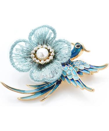 Pin Jewelry Gifts for Women Ladies Fashion Accessories Enamel Bird Lace Flower Brooch Ladies Party Brooch Cardigan Jacket Coat Brooch Brooches & Pins - Buy Online on GoSupps.com