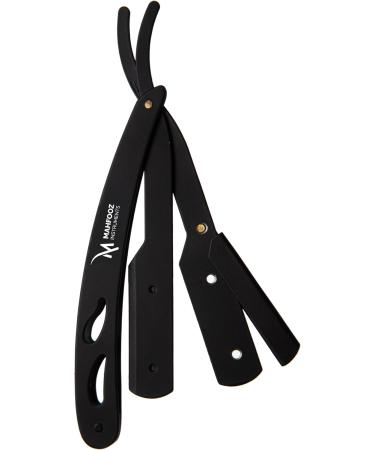 Men's Black Cut Throat Razor & Tweezers Set Of 2 Pieces Premium Quality Straight Edge Razor Moustache & Beard Shaving Razor Single Blade Razor Tweezers - Buy Online on GoSupps.com
