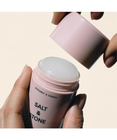 SALT & STONE Sensitive Skin Natural Deodorant Gel for Women & Men | Aluminum Free & Baking Soda Free For Sensitive Skin | Free From Parabens Sulfates & Phthalates (2.6 oz) Bergamot & Hinoki - Buy Online on GoSupps.com