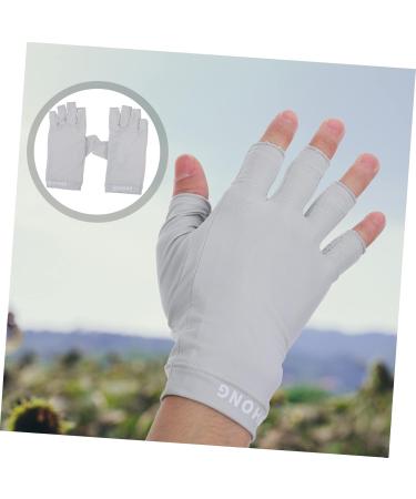 Healeved 3 Pairs Uv Gloves Hand Gloves for Protection Touchscreen Gloves Uv Gel Gloves Uv Nail Gloves Summer Sunblock Gloves Outdoor Hiking Gloves Fabric Nail Polish Women's Fingerless - Buy Online on GoSupps.com