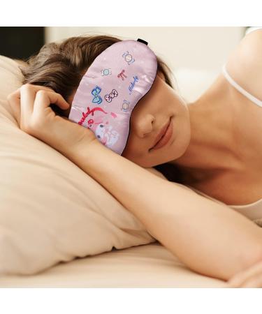 Cartoon Kitty Cat Sleep Eye Mask - 100% Blackout Blinders for Women - Pink - Buy Online on GoSupps.com