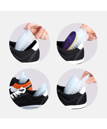 Height Increase Insoles Multilayer Transparent Silicone Shoe Lifts Shock Absorbing Elevator for Students (3.5cm 1 Pair) - Boost Your Height Comfortably - Buy Online on GoSupps.com