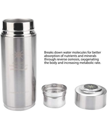 Bouteille d'eau Alcaline en Acier Inoxydable Portable Nano quilibre nerg tique Bio Lonizer Flacon pour Une Vie Saine (Argent) - Buy Online on GoSupps.com