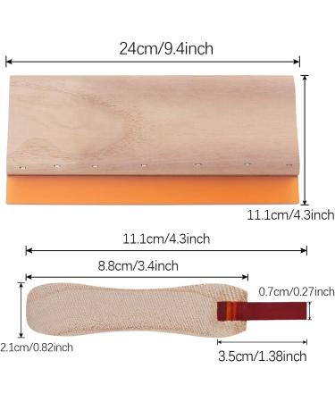 75 Durometer 9.4 Wooden Screen Printing Squeegee - Ink Scraper for Screen Print - Buy Online on GoSupps.com