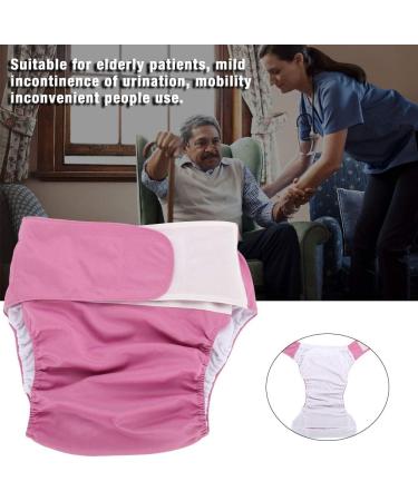 Dekaim Adult Cloth Diaper - Reusable Washable Adjustable Large Nappy (Rose Red) - Buy Online on GoSupps.com