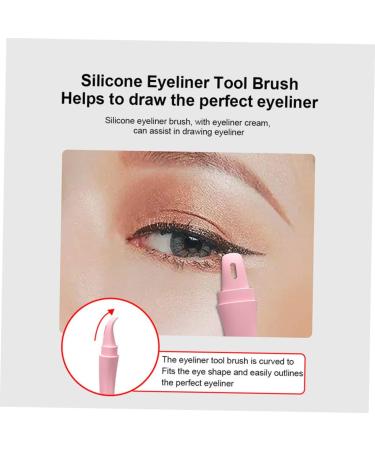 DOITOOL Eyeliner Auxiliary Artifact Silicone Molds Makeup Tape or Stencil Eyeliner Drawing Tool Makeup Stick 15X4.5CM Pink - Buy Online on GoSupps.com