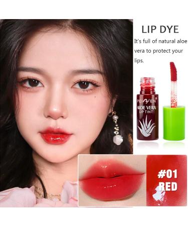Korean Water-Based Lip Stain Set - Vivid Colors, Long-Lasting, Waterproof, Non-Stick Cup Formula - Buy Online on GoSupps.com