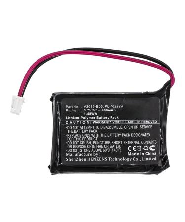 Synergy Digital Flashlight Battery Compatible with ViKLi PL-762229 Flashlight Battery (Li-Pol 3.7V 400mAh)