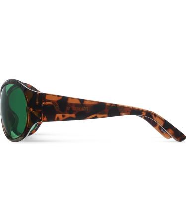 MigraLens PurFect Migraine Relief Glasses for Women - Green Lenses, Tortoiseshell Brown - Ideal for Outdoors and Digital Screens - Buy Online on GoSupps.com
