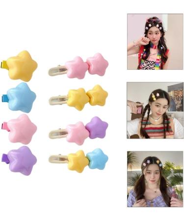 XIAHIOPT Clip Star Shape Duckbill Hairpin Hair Clip for Ponytail Bangs Hairpins for Teenagers Child Pink hairpin - Buy Online on GoSupps.com
