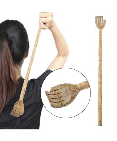 Jiamins Wooden Back Scratcher Traditional Back Scratcher and Relaxing Massage Set for Itching Relief