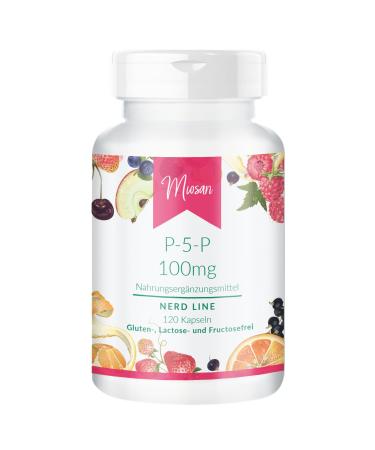 Pyridoxal -5 -phosphate 100mg (P -5 -P) - Nerd Line - 120 capsules - high -dose - 100% vegan - Production & laboratory test in Germany |Miosan Club - exclusive well -being