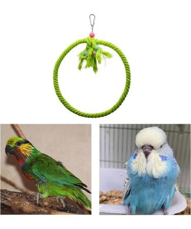 Congguan Bird Swing - Cotton Rope Ring for Budgies & Nymphicus | Bite-Resistant Hanging Toys - Buy Online on GoSupps.com