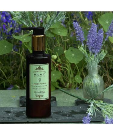 Kama Ayurveda Lavender Patchouli Body Moisturiser - 200ml | Hydrating Natural Lotion with Essential Oils for Skin Care - Buy Online on GoSupps.com