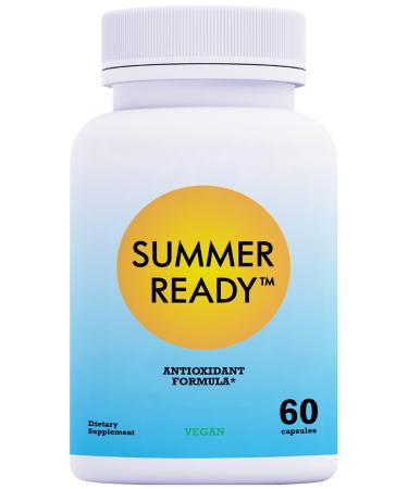 Summer Ready Skin Care Supplement Capsules - Nicotinamide/Niacinamide/Niacin 500mg (Vitamin B3) and Polypodium Leucotomos (Fern Extract) 480mg Antioxidant Rich Formula