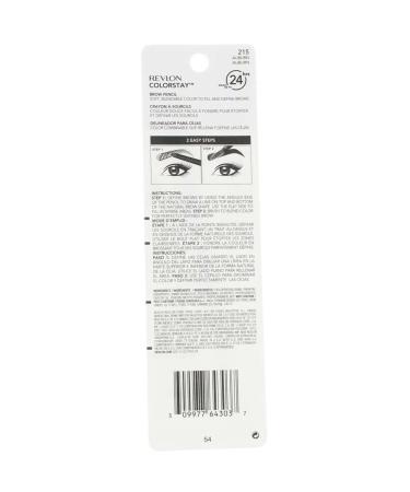 Revlon Colorstay Brow Pencil 7643-03 Auburn 0.012oz - Buy Online on GoSupps.com