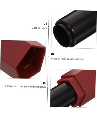 Beaupretty Rotatable Lip Balm Container for Lipstick Empty Tube Lip Gloss Container Lipstick Tubes Container for women womens lip balm Lipstick DIY Tube womens plastic Miss delicate Women - Buy Online on GoSupps.com
