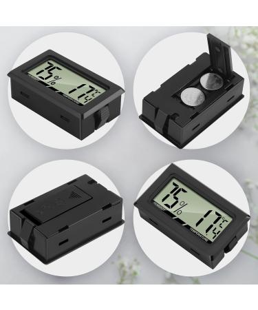 Thlevel Mini LCD Digital Thermometer Hygrometer - Accurate Indoor Humidity Meter for Office Baby Room Living Room Fridge - Pack of 8 - Buy Online on GoSupps.com