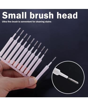 TCOTBE 50 Pcs Anti-Clogging Shower Dredge Brush - Mini Shower Head Cleaning Brush with Nylon Bristles for Sprinkler Hole & Keyboard Gap - Buy Online on GoSupps.com