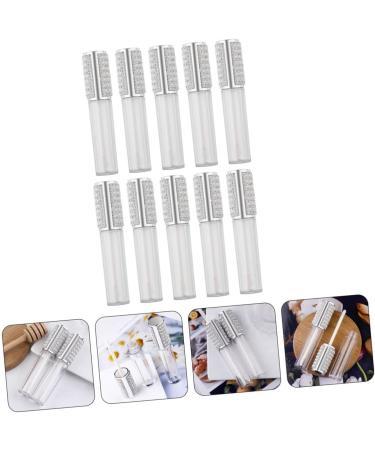 TEHAUX Lot de 10 Tubes de Gloss Vides Rechargeables 5 Ml Flacons de Gloss Compacts en Plastique Transparent Design D tachable pour Cosm tiques pour Maquillage Portable et DIY - Buy Online on GoSupps.com