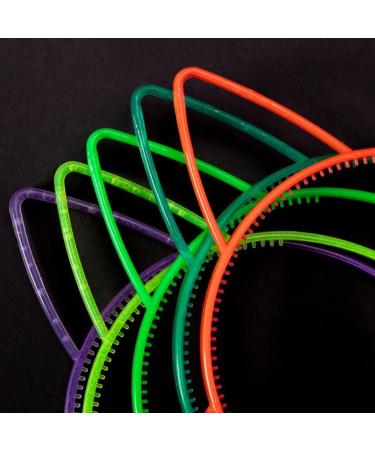 hgnxa Fluorescent Ear Shape Headband for Women Fashion Luminous Hair Hoop Carnivals Party Hairband for Woman Cosplay Rose red - Buy Online on GoSupps.com