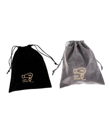 Housoutil 2pcs Hair Dryer Bag Travel Hair Dryer Makeup Travel Containers Hair Dryer Storage Bags Hair Receiver