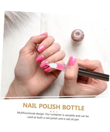 Healeved nail salon supplies brush polish bottle with brush finger oil nail oil pen brush bottle the brush plastic press pen empty cuticle oil pens lip gloss Bottled supplies - Buy Online on GoSupps.com
