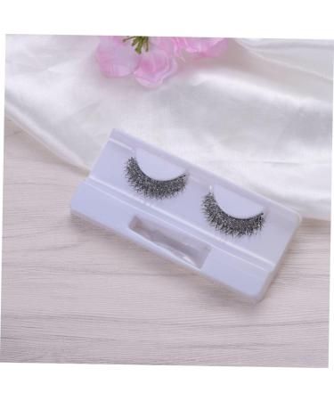 Shiny Exaggerated False Eyelashes Thick Eye Lashes Extension for Women Girls Cosplay Fancy Party Fluffy Fake Lashes Dramatic Stage Makeup Accessory - Buy Online on GoSupps.com