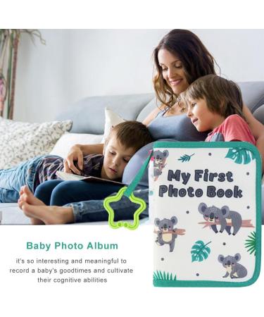 Baby Photo Albums | Soft Fabric Remembrance Book for Newborns | Record 17 Photos 4x6 Inches | Perfect Infant Keepsake - Buy Online on GoSupps.com