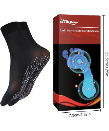 Self-Heating Thermal Socks with Tourmaline Technology for Slimming & Health Benefits - Buy Online on GoSupps.com