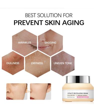  SONGVISON Vitality Revitalizing Cream moisturizing and priming cream softens wrinkles firms and hydrates the skin increases elasticity for face and body light formula 60 ml - Buy Online on GoSupps.com