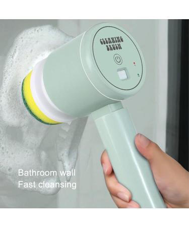Wireless Electric Cleaning Brush - Foldable & Waterproof IPX7 | 2 Heads for Easy Cleaning - Buy Online on GoSupps.com