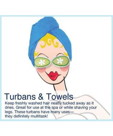 SPA SISTERS Lavender Hair Turban - Premium Drying Turban for Effortless Hair Care - International Shipping Available - Buy Online on GoSupps.com