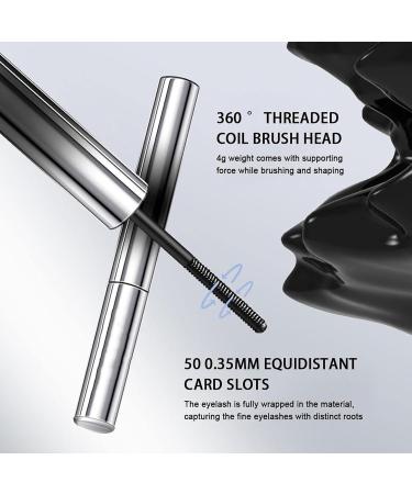 Olivia Blaire Iron Wand Mascara 3D Curling Eyelash Iron Mascara Curling Iron Mascara Waterproof Long Lasting Lash Extensions Mascara Volume & Length Without Smudging (1PCS-Black+1PCS-brown) - Buy Online on GoSupps.com