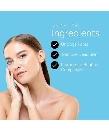 Rachel Moayer Glycolic Perfecting Facial Cleanser - Exfoliating Face Wash with 12% Glycolic Acid for Acne Prevention Suitable for All Skin Types Gentle Daily Cleansing for Men & Women - Buy Online on GoSupps.com