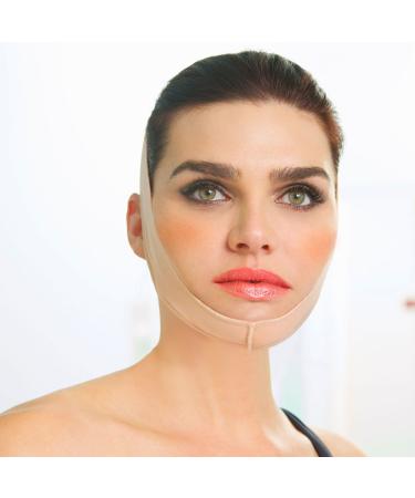 V Face Line Slim Up Face Belt | Slimming Mask for Thin Face Chin and Cheek | Anti-Wrinkle Band for Beauty & Contour - Buy Online on GoSupps.com