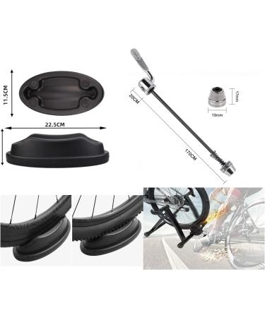 Quick Tensioner & Riser Block for Indoor Bicycle Training | Rear & Front Wheel Support - Buy Online on GoSupps.com