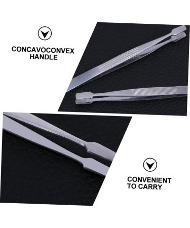 Housoutil Tweezers Professional Lash Tweezer Nipper Precision Tweezer False Lash Applicator Tool Makeup Tweezer Grafting Lash Supplies Philately Tools Stainless Steel Eyelash with Pliers 11CM Silver - Buy Online on GoSupps.com