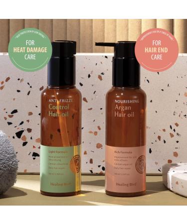 HEALING BIRD Almond Hair Oil - Heat Protectant, Split-End Care, Fast-Absorbing Multi-tasking Hair Oil - Buy Online on GoSupps.com