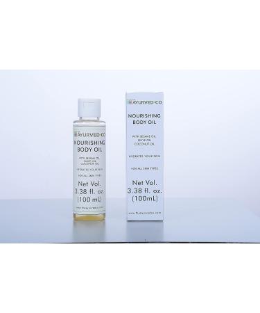 The Ayurved Co Nourishing Body Oil - Natural and Rejuvenating Formula - Buy Online on GoSupps.com