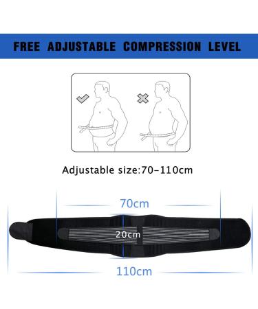 Dinoka Back Support Belt for Men & Women - Adjustable Lumbar Pain Relief & Waist Trimmer - Double Lock Design for Maximum Comfort - Buy Online on GoSupps.com