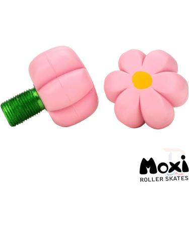 Moxi Pink Carnation Brake Petal Toe Stops for Quad Roller Skates - Buy Online on GoSupps.com