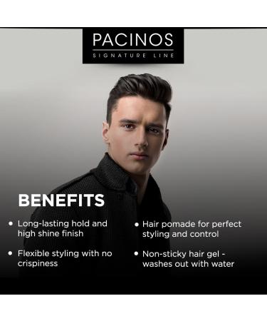 Pacinos Sleek Pomade 118ml - Water-Soluble Extra Stop & Shine Long-Lasting Definition for All Hair Types - Fruity Fragrance - Buy Online on GoSupps.com