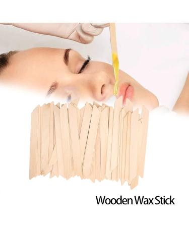50PCS Wooden Waxing Applicator Sticks - Eyebrow & Face Hair Removal Spatulas - Buy Online on GoSupps.com