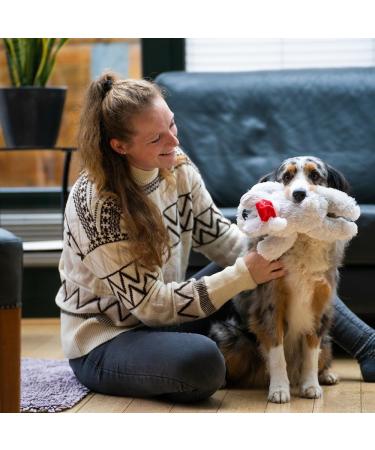 Nobby Xmas Plush Dog Schlappi 42cm - Brown - Perfect Holiday Gift for Pets - Buy Online on GoSupps.com