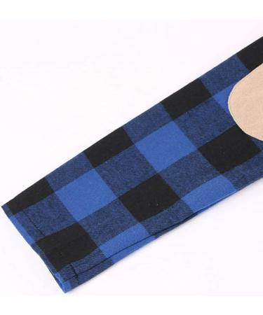 Long Shirt Outerwear Top Thin Warm Knitted Coat Women's Blouse V-Neck Shirt Tunic Long Women's Tunic Women's Shirt Casual Checked Shirt Women's Winter Chunky Knit Jacket D-blue 5XL - Buy Online on GoSupps.com