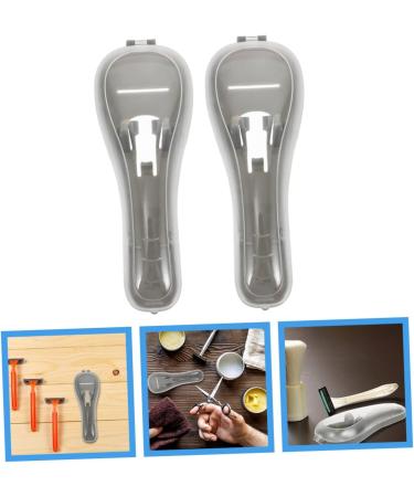 COOPHYA Razor Storage Box Set - Durable Anti-Rust Protective Cover for Manual Razors | 2-Pack Plastic Case - Buy Online on GoSupps.com
