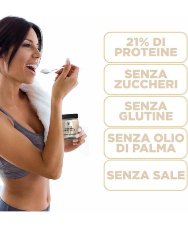 DILO - White Chocolate Spreadable Protein Cream No Added Sugar Gluten Free with 22% Protein - 200g - Buy Online on GoSupps.com